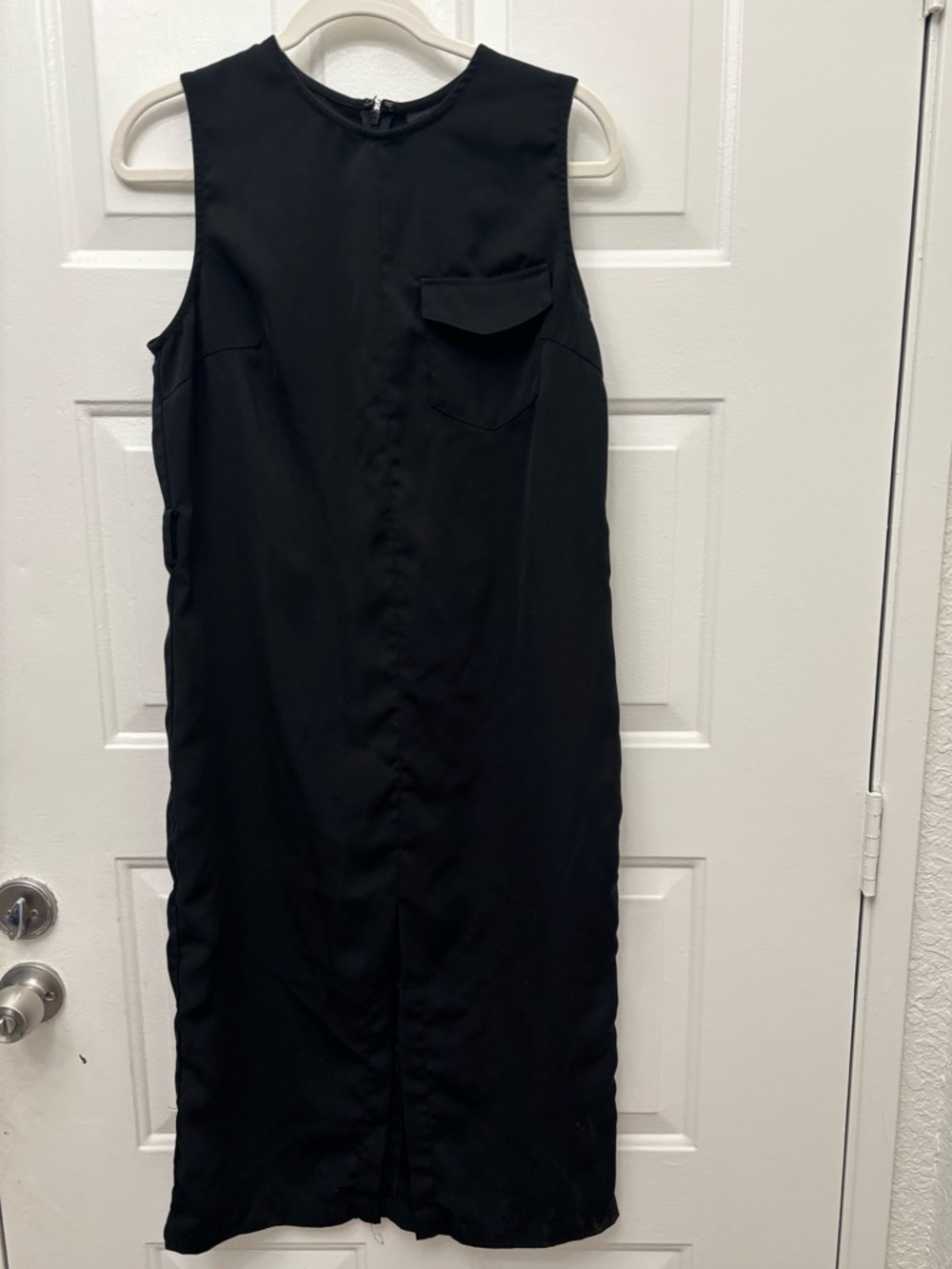 Who What Wear Black Sleeveless Dress